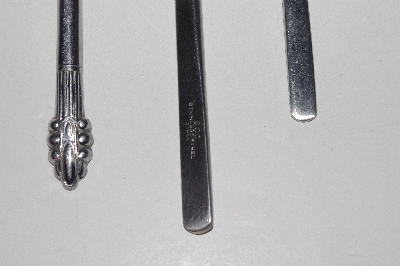 +MBAMG #00016-0050  "Vintage Set Of 3 / 2 Spoons & 1 Knife"