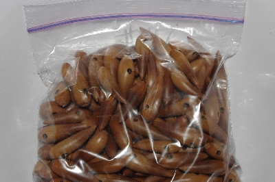 +MBAAC #01-14  "Set Of 125 Valley  Oak Acorn Beads"