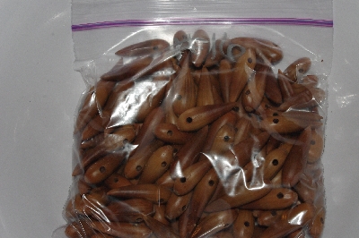 +MBAAC #01-16  "Set Of 125  Valley  Oak Acorn Beads"