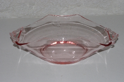 +MBAAC #01-9479  "Beautiful Pink Glass Serving Dish"