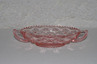 +MBAAC #1-9460  "Vintage Pink Glass Small Serving Dish"