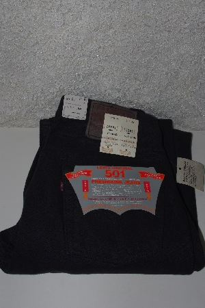 +MBAMG #100-0023  "Older 501 Pre-Shrunk Black 29x32 Levi Jeans"