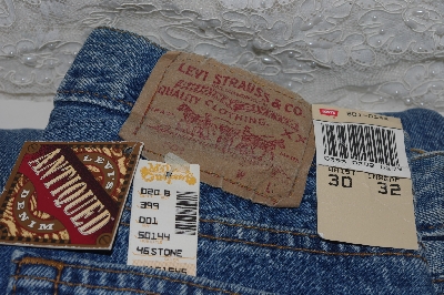 +MBAMG #100-0037  Size 30x32  "1990's  Antiqued Levi 501 Jeans"