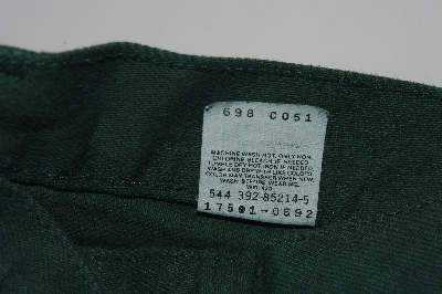 +MBAMG #100-0059  Size 11-30x32  "Older 1990's  Ladies Dark Green 501 Jeans"