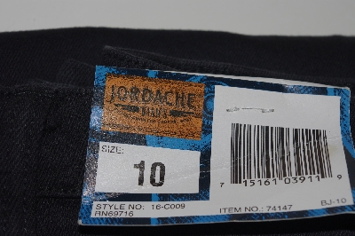 +MBAMG #100-0078  "Size 10-32" Long  "1990's Ladies Black Jordache Jeans"