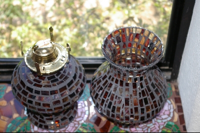 +Stained Glass Kerosene Lamps