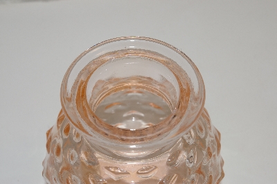 +MBAMG #0025-0012  "Vintage Pink Glass Vanity Jar"