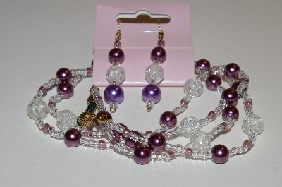 +MBAHB #0025-0086  "Purple & Clear"