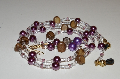 +MBAHB #0025-0094  "Purple,Brown & Clear"