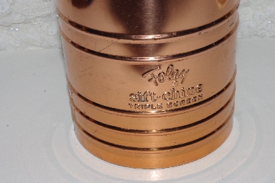 +MBA #524-0101   "Copper Foley Sift-Chine Triple Screen Sifter"