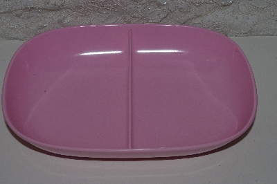 +MBA #625-0081 "Vintage Pink Plastic Divided Dish"