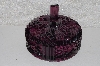 +MBA #525-0059  "Beautiful Art Deco Dark Purple Candy Dish With Lid"