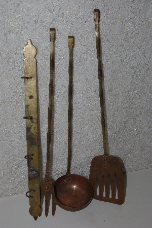 +MBAMG #S99-0109  "Vintage Copper/Brass Cooking Tools"
