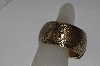 +MBAMG #S99-0073  "Solid Brass Etched Bangle Bracelet"