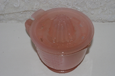 +MBAMG #108-0058  "Reproduction Pink Glass Measuring,Mixing & Reamer Cup"