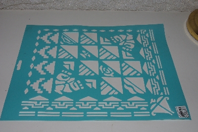 +MBAMG #009B-0090 "Large Native Blanket Stencil"