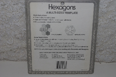 +MBAMG 009B-0066 "Quilt Template Hexagon"