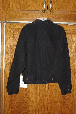 +MBACF #598-033   "Levi 1991 Womens 598 Black Denim Jacket"