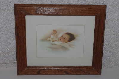 +MBACF #999-0077  "Set Of 2 Bessie Peage Framed Baby Prints"