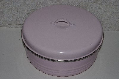 "SOLD" MBAAF #0013-0110  "Typhoon Vintage Kitchen Pink Cake Canister"