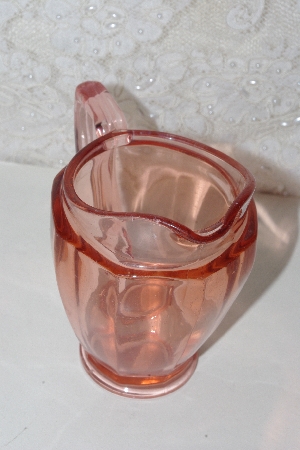 +MBAAF #0013-0149  "Vintage Pink Glass Creamer"