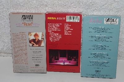 MBACF #VHS-0062  "Set Of 3 Reba VHS Tapes"