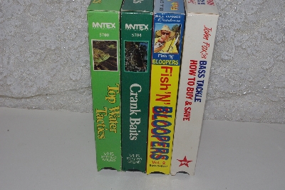 MBACF #VHS-0235  "Set Of 6 VHS Fishing Tapes"