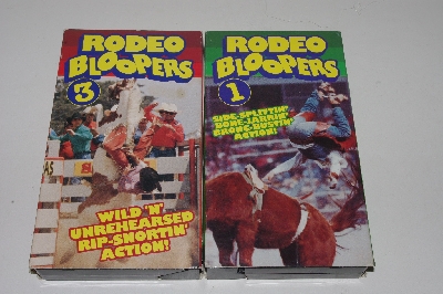 MBACF #VHS-0230  "Set Of 4 Rodeo VHS Tapes"