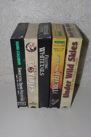 MBACF #VHS-0129  "Set Of 6 VHS Hunting Tapes"