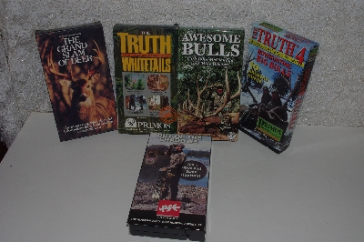 MBACF #VHS-0135  "Set Of 5 VHS Hunting Tapes"