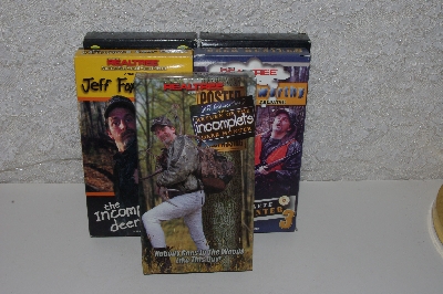 MBACF #VHS-0122 "Set Of 5 Hunting Comedy VHS Tapes"