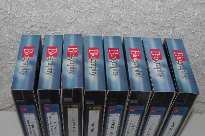 MBACF #VHS-0079  "Set Of 8 A&E Biography VHS Tapes"