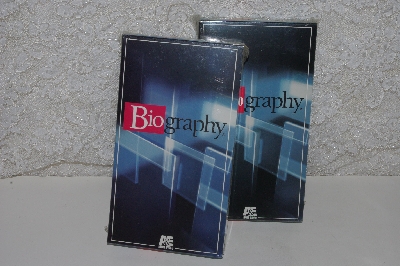 MBACF #VHS-0087  "Set Of 2 A&E Biography VHS Tapes"