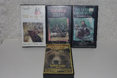 MBACF #VHS-0110  "Set Of 4 VHS Hunting Videos"