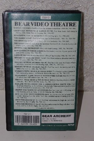 MBACF #VHS-0120  "Bear Video Theater Grizzly,Mule Deer & Polar Bear Hunts VHS"