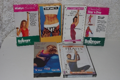 MBACF #VHS-0065  "Set Of 5 VHS & 1 DVD Exercise Videos"