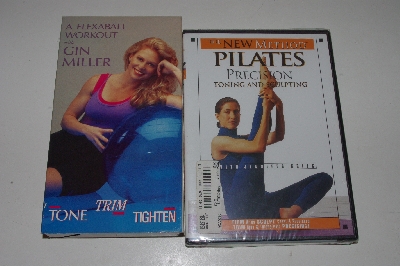 MBACF #VHS-0065  "Set Of 5 VHS & 1 DVD Exercise Videos"