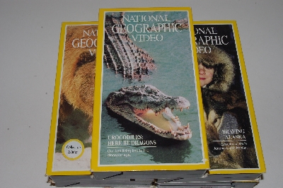 MBACF #VHS-0170  "Set Of 5 National Geographic VHS Videos"