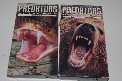 MBACF #VHS-0182  "Set Of 5 Predators VHS Tapes"
