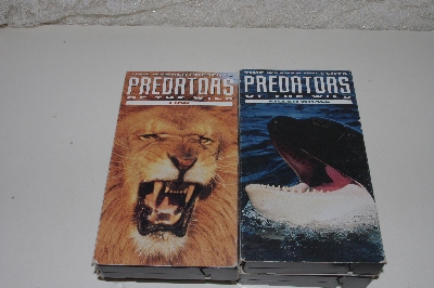 MBACF #VHS-0182  "Set Of 5 Predators VHS Tapes"