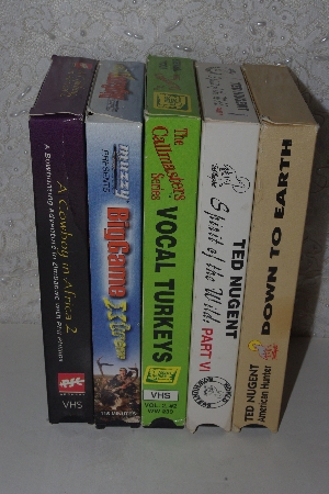 MBACF #VHS-0201  "Set Of 4 VHS Hunting Videos"