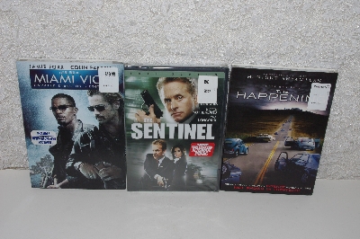 MBACF #DVD-0109  "Set Of 3 New DVD Movies"