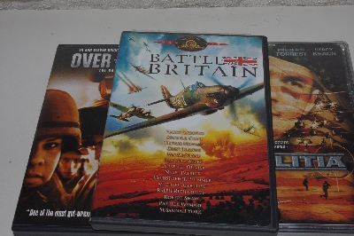 MBACF #DVD-0017  "Set Of 5 Pre-Owned Military DVD's"