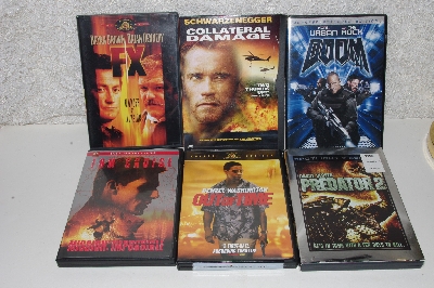 MBACF #DVD-0038  "Set Of 6 Pre-Owned DVD Movies"