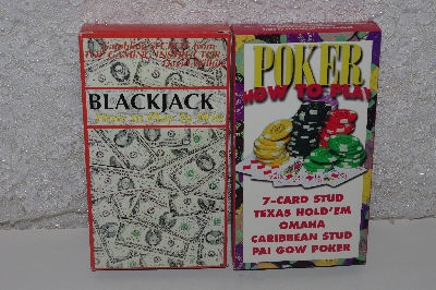 MBACF #VHS2-0039  "Set Of 2 VHS Poker & BlackJack Videos"