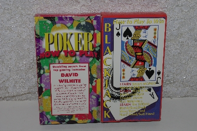 MBACF #VHS2-0039  "Set Of 2 VHS Poker & BlackJack Videos"