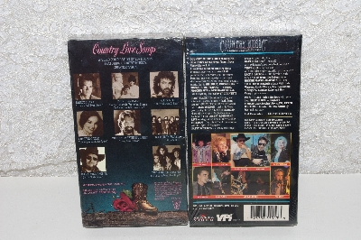 MBACF #VHS2-0043  "Set Of 2 VHS New Country Musiv Tapes"