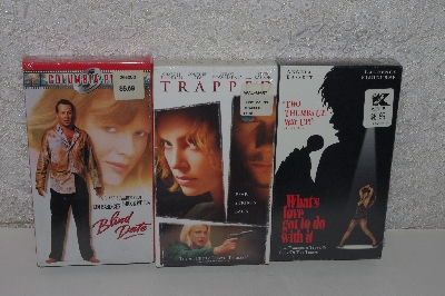 MBACF #VHS2-0047 "Set Of 3 Un-Opened VHS Movies"