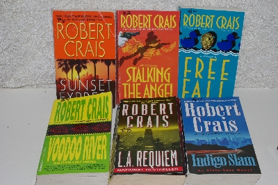 MBACF #B-0064  "Set Of 15  "Elvis Cole & Joe Pike Series" by Robert Crais Pre-Owned Used Paperback Books"