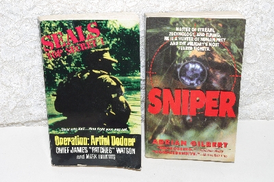 +MBACF #B-0082  "Set Of 2 Military Paperbacks"
